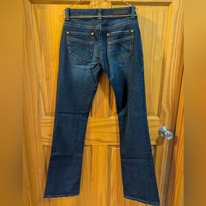 Rock & Roll Cowgirl Dark Blue Boot Cut Jeans